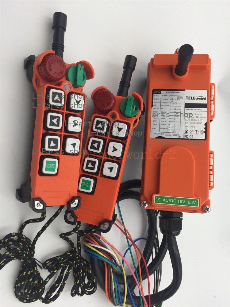 F21-E2 6 Buttons 1 Speed Industrial Wireless Hoist Crane Remote Control Switch