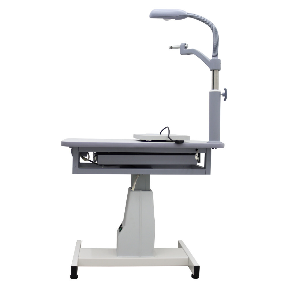 Automatic Optometry Ophthalmic Eyeglass Test Stand light Adjustable Height Table