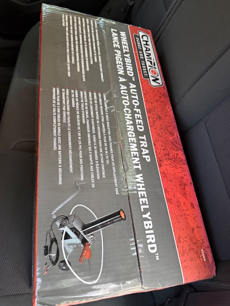champion automatic clay pigeon launcher