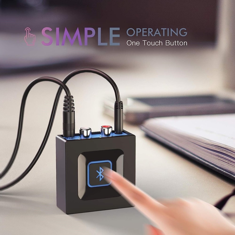 Adaptador De Receptor AUX Bluetooth Receptor De Audio Inalámbrico Para Automóvil