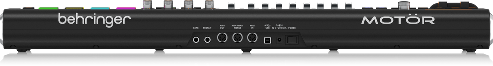 Behringer MOTOR 49 49-Key USB/MIDI Controller Keyboard w/ Touch-Sensitive Pads