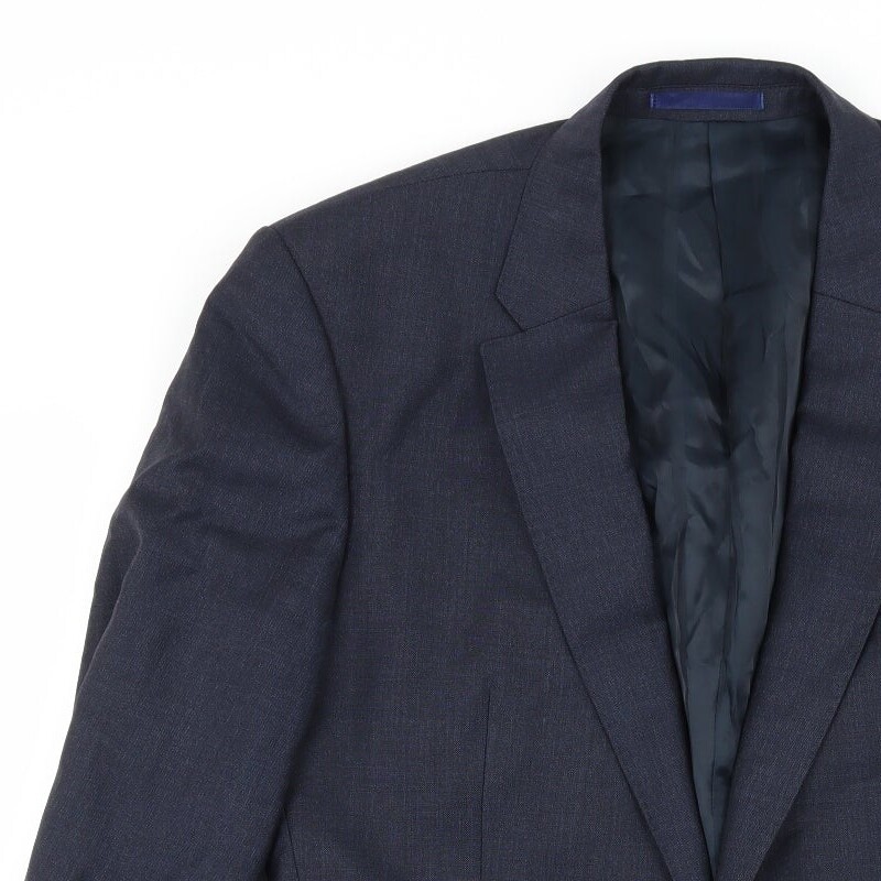 NEXT Mens Blue Wool Blend Suit Jacket Size L