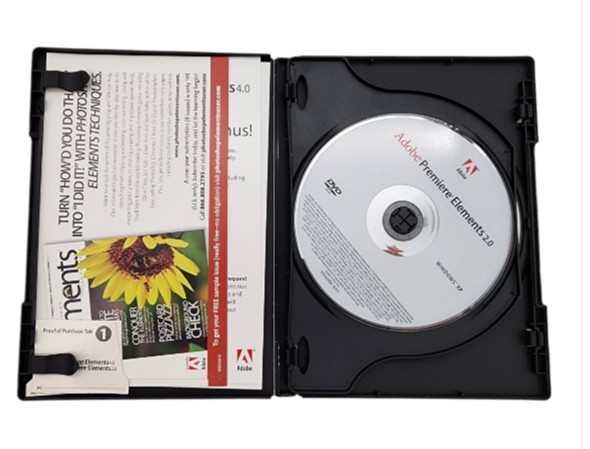 Adobe Photoshop Elements 4.0 & Adobe Premiere Elements 2.0 (PC, 2005)
