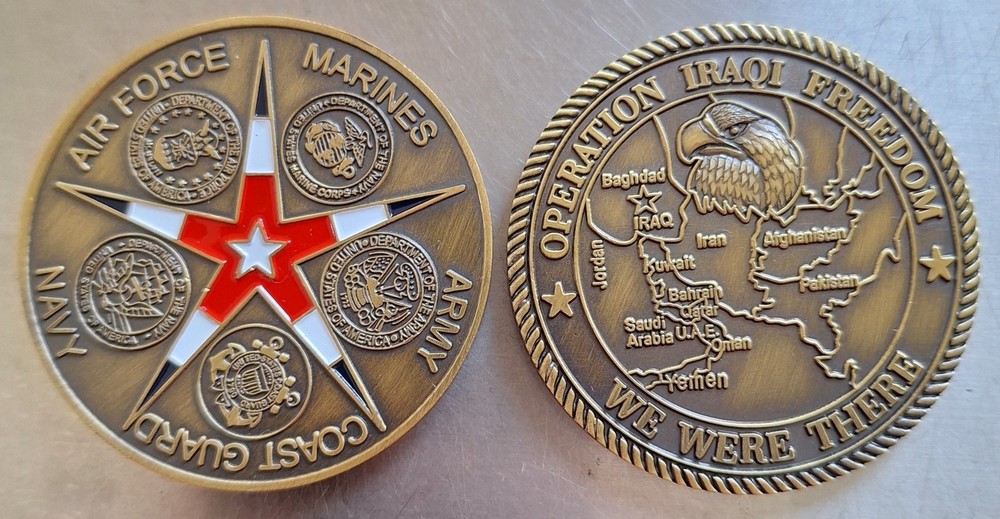 Operation Iraqi Freedom - Armed Forces Star Challenge Coin