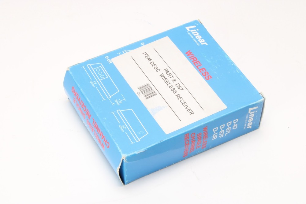 Linear D-67 Wireless Single Channel Receiver - NEW