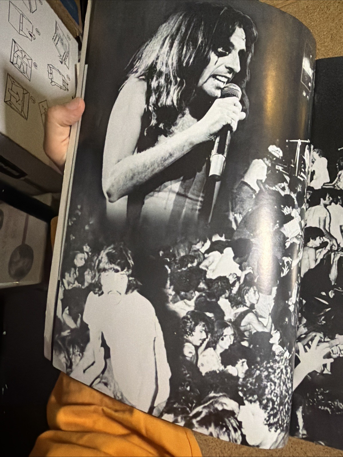 Vintage 1977 ALICE COOPER GUILTY Tour Concert Program Tour Book Rock Heavy Metal