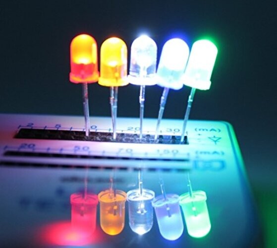 450pcs 5mm LED Diode Kit - 5 Colors - Mini LED Assorted Kit