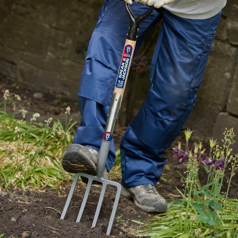 Spear & Jackson Neverbend Professional Digging Fork – Heavy-Duty Forged Ca