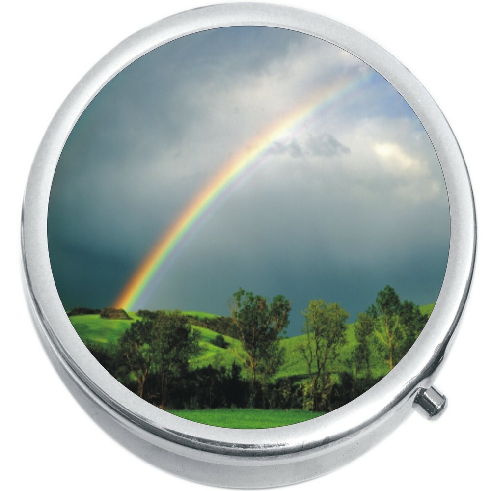 Rainbow Medicine Vitamin Compact Pill Box