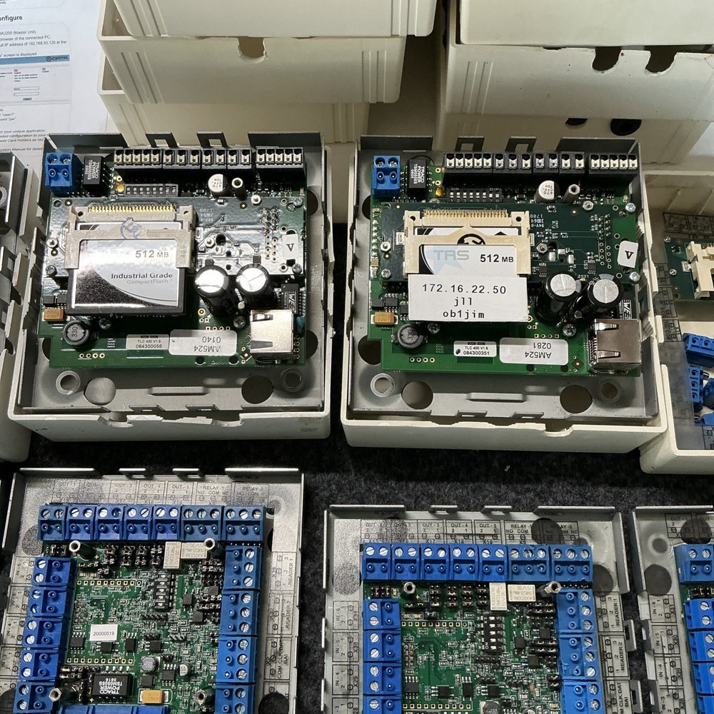 Lot of Kaba E-data Access Control Board System With Software Instructions AM524