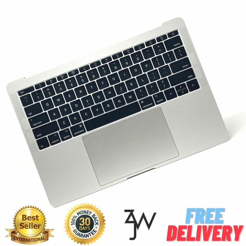 MacBook Pro 13 Top Case Assembly A1708 Keyboard Touchpad + Battery (Silver)