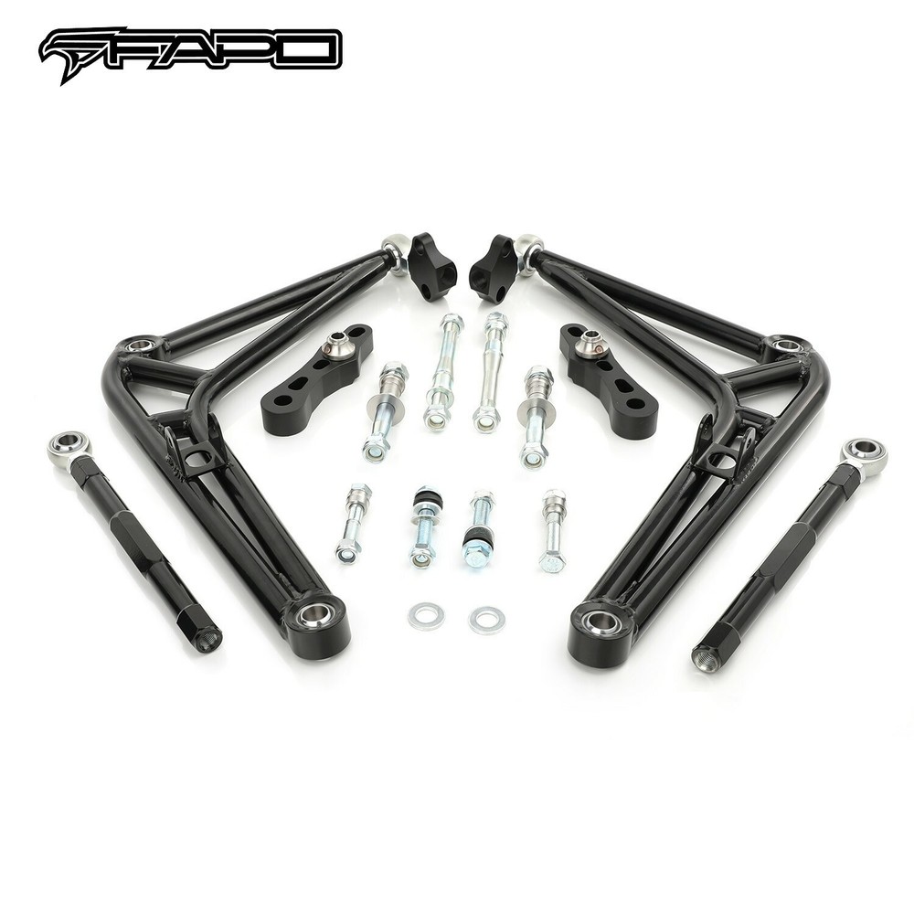 FAPO Front Steering Drift Lower Control Arm Wide Angle Kit For BMW E46