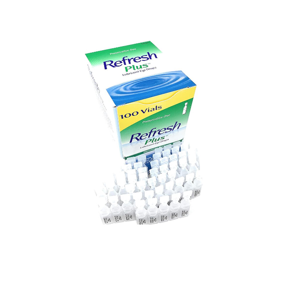알러간 리프레쉬 Refresh 인공눈물 1회용 100개팩, 15ml 4병 멀티팩 한국직배송 (개인통관번호 메세지란에 기재필수)