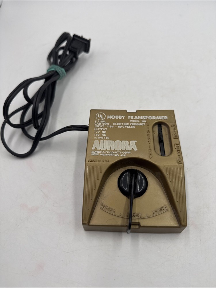 Vintage Aurora Hobby Transformer model 269 Untested