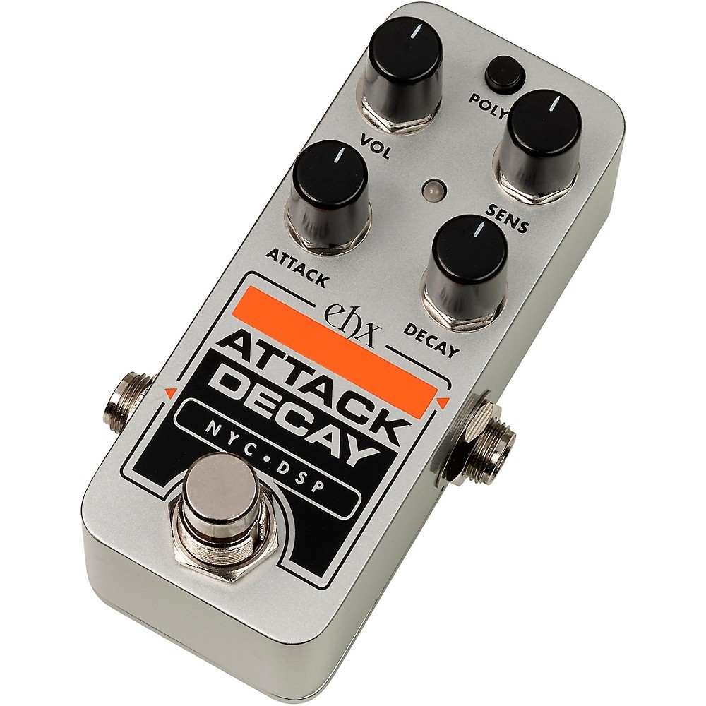 Electro-Harmonix Pico Attached Decay Reverse Tape Simulator Effects Pedal Silver