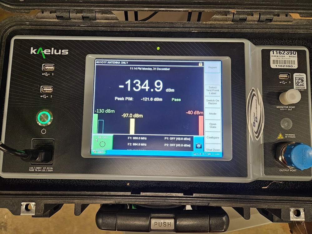 KAELUS iQA-0850C PIM Passive Intermodulation Meter (PIM) Test Set