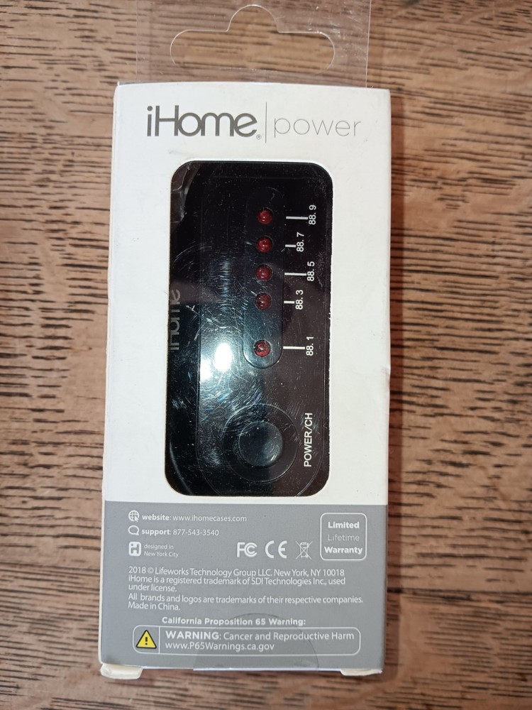iHome IH-CA510B-AA Wireless FM Transmitter, Black - FREE SHIPPING!!!