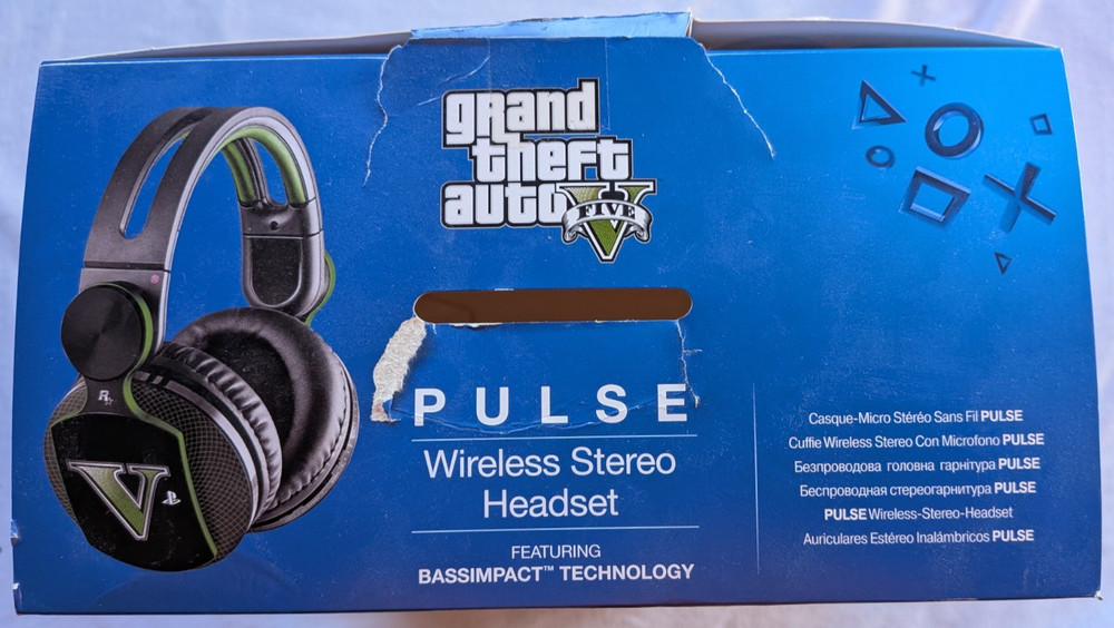 Grand Theft Auto V Pulse Elite Edition wireless headset