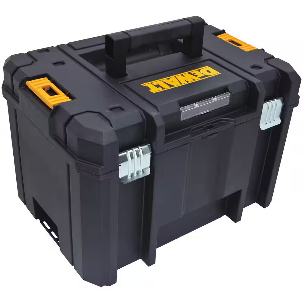 TSTAK VI 17 In. Stackable Deep Tool Storage Box