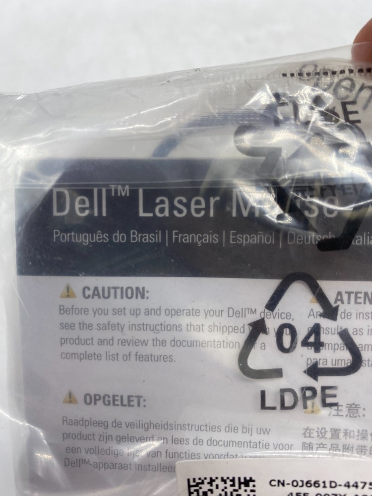 Dell 6-Button USB Wired Laser Mouse 0J661D Sealed