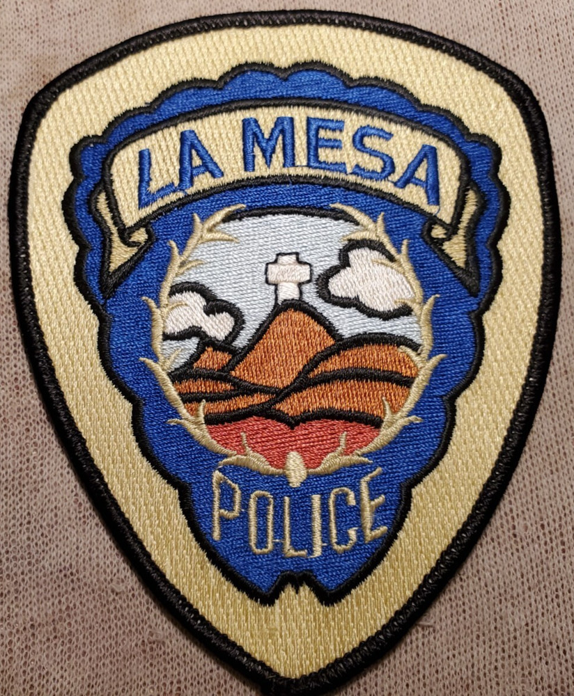 CA La Mesa California Police Patch