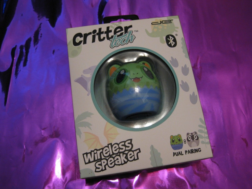 Critter Tech Mini Bluetooth Wireless Speaker (Dragon) BRAND NEW SEALED