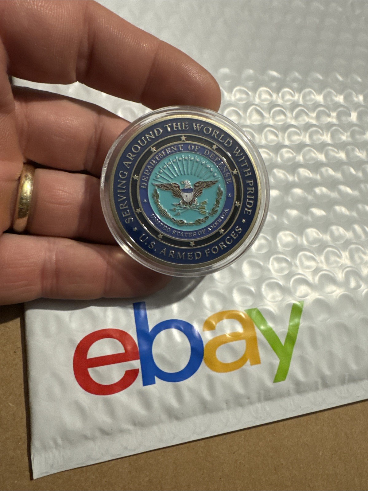 Department of War Defense Challenge Coin Commander Police Trump Sniper USA GIFT