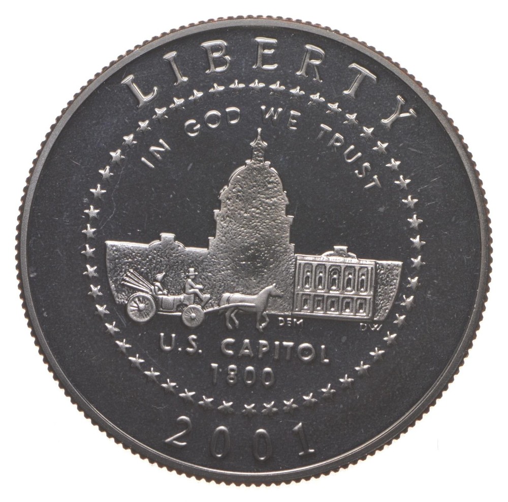 2001 Proof US Capitol Visitor Center Commemorative Half Dollar