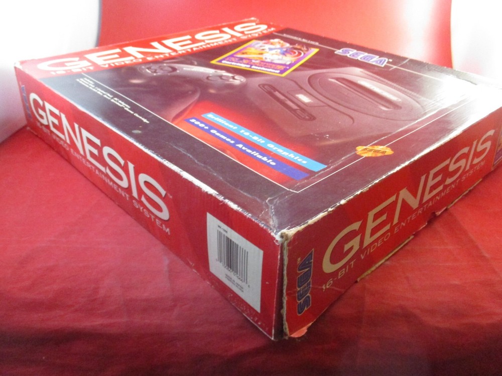 Sonic Spinball Sega Genesis Console System Empty Box ONLY (no console included)