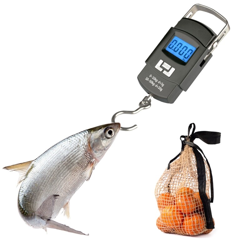 Digital Multifunction Electronic Hanging Scale 4 Units kg IB oz Hook Scale