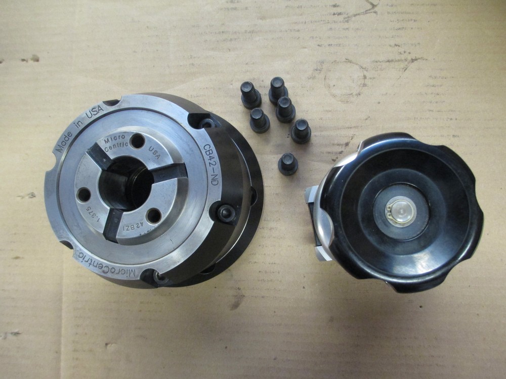 MICROCENTRIC CB42-ND QUICK CHANGE COLLET CHUCK FITS A2-6 SPINDLE NOSE