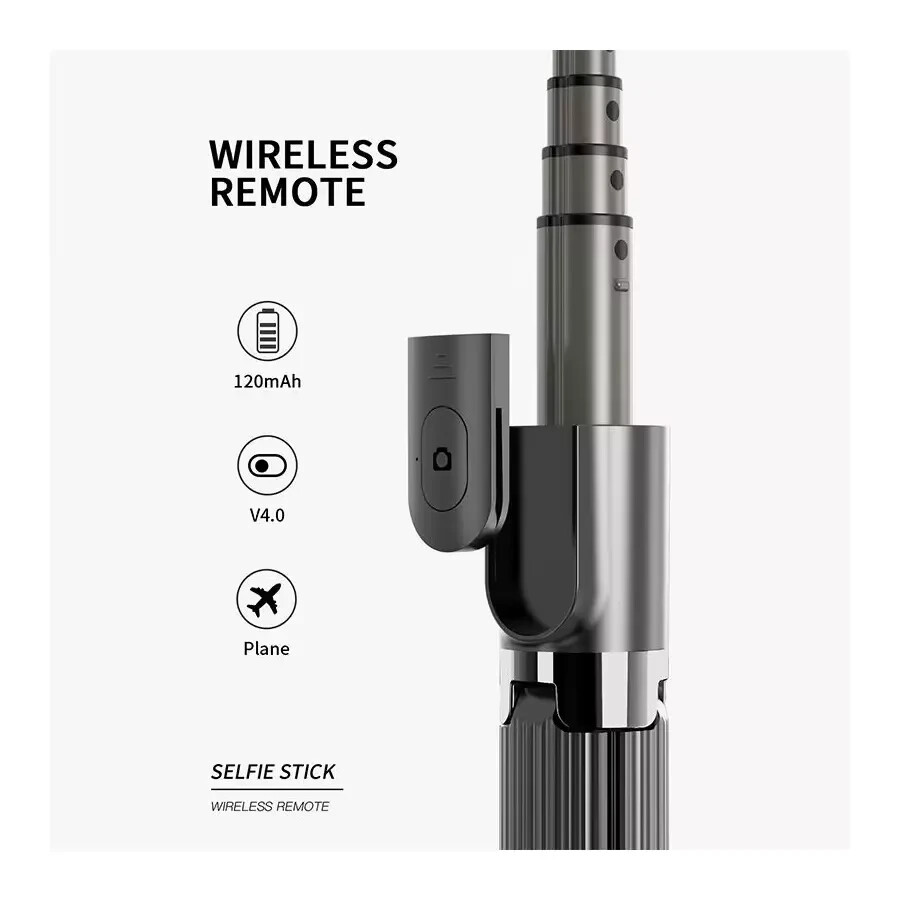 1- Axis Handheld Gimbal Stabilizer with Tripod & Bluetooth Remote for Smartphone