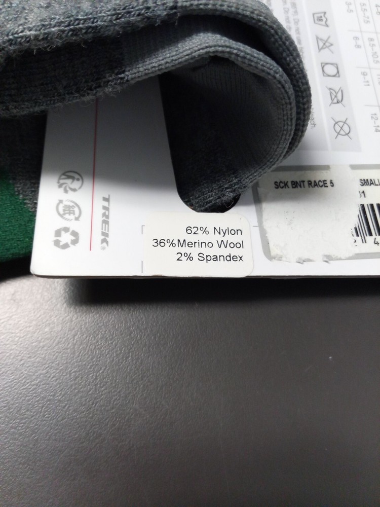 Bontrager Race 5" Wool Socks - Small