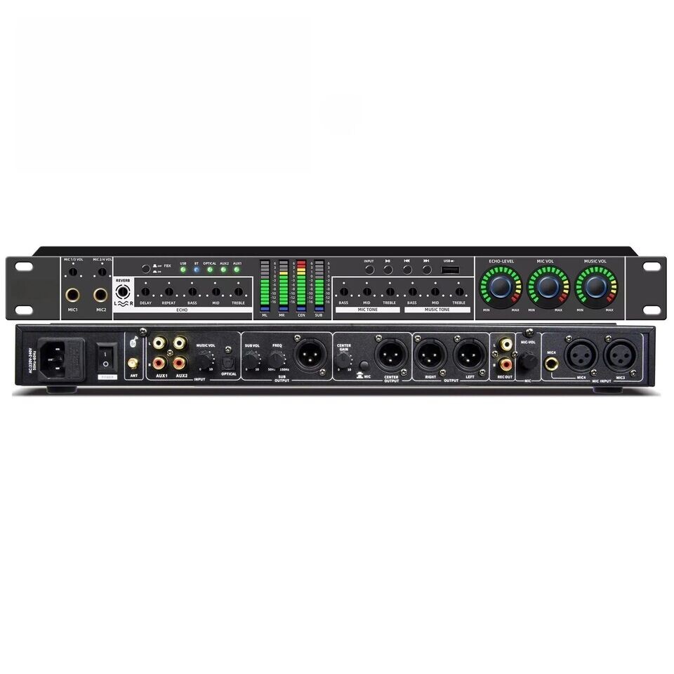 FX 12 Audio Processor Karaoke with digital Effects USB Interface Reverb