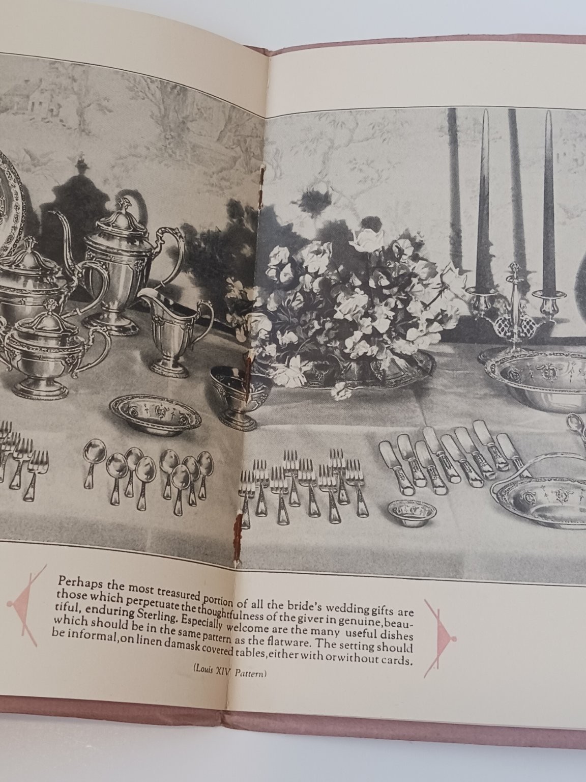 1929 Emily Post Bridal Silver and Wedding Customs Booklet Towle Guide