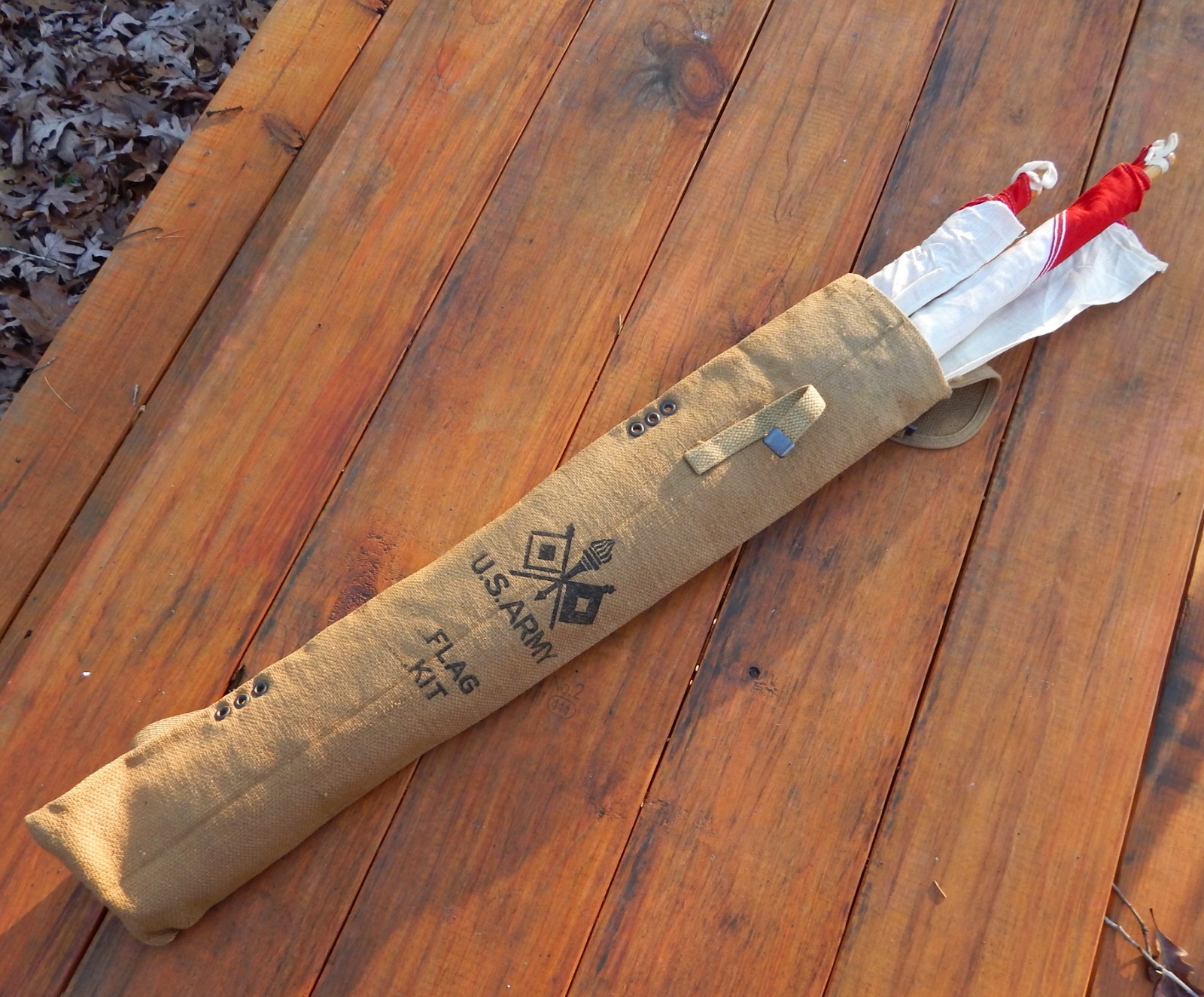 WWI US Army Signal Corps Flag Kit - IMMACULATE CONDITION!