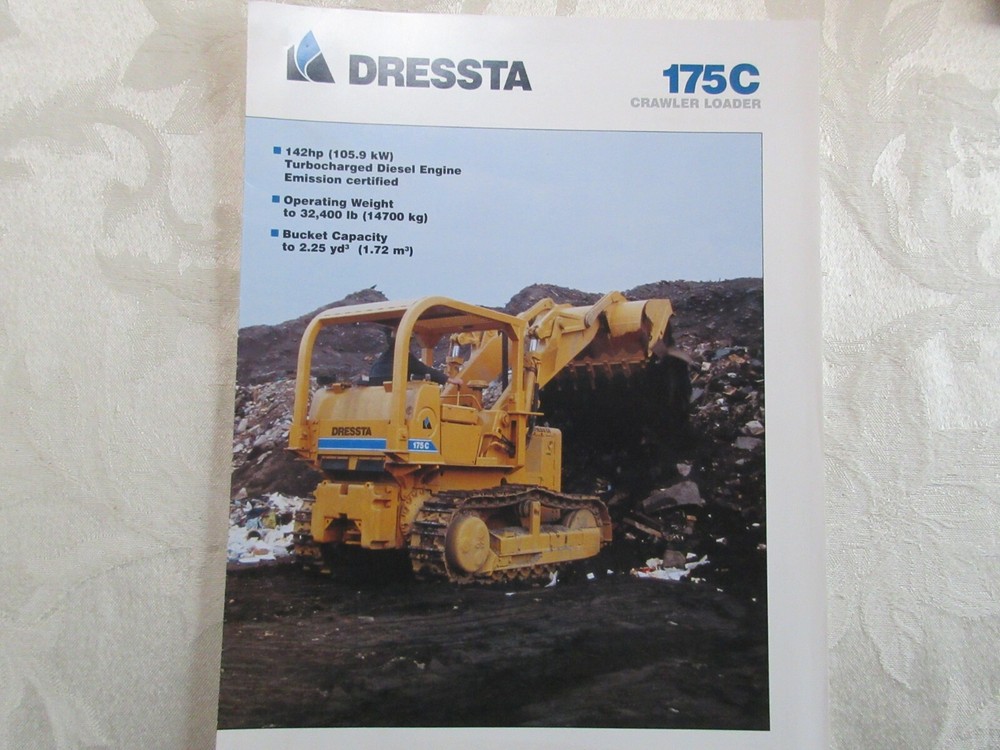 Dressta 175C Crawler Loader Brochure 1999