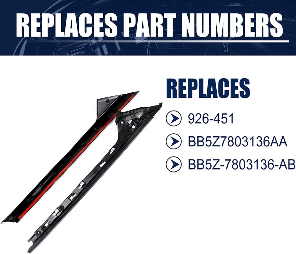 Passenger Side Windshield A Pillar Trim for 2011-2019 Ford Explorer 926-451