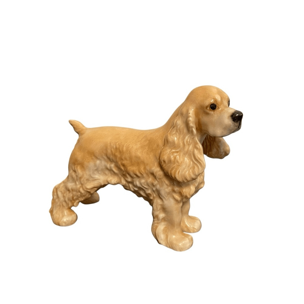 Vintage Edward Marshall Boehm Cocker Spaniel Figurine Signed
