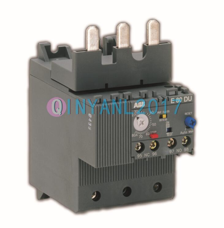 1PCS New ABB E80DU-80 27-80A Thermal Overload Relay E80DU-80A