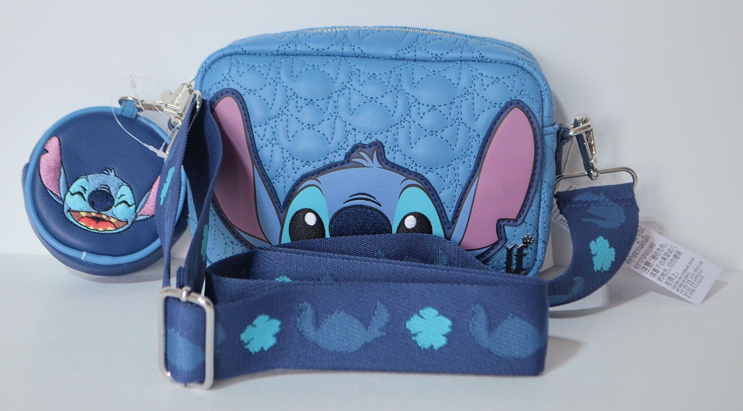 Disney Parks Loungefly Stitch Crossbody and Scrump Coin Bag NEW