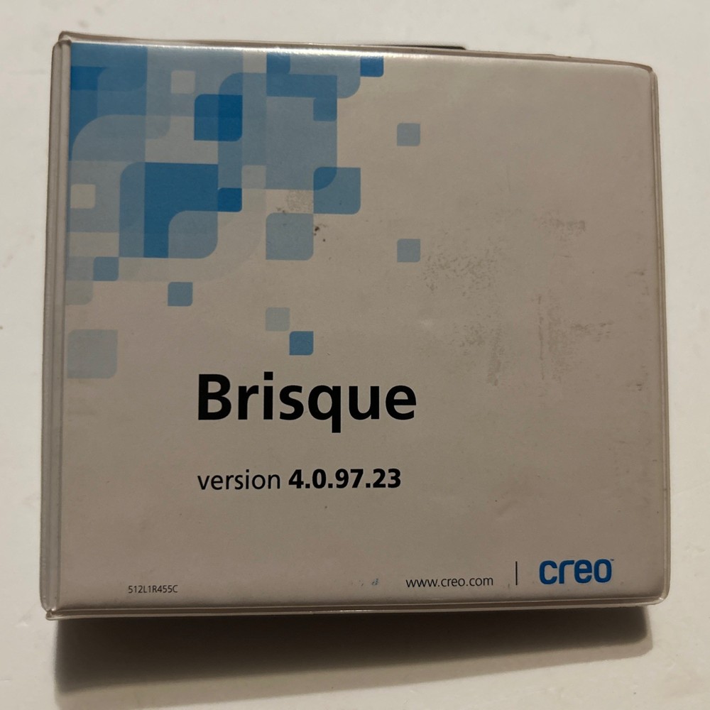 Creo Brisque 4.0.97.23 RIP Software Installation Kit – 7 CDs + Docs – Legacy