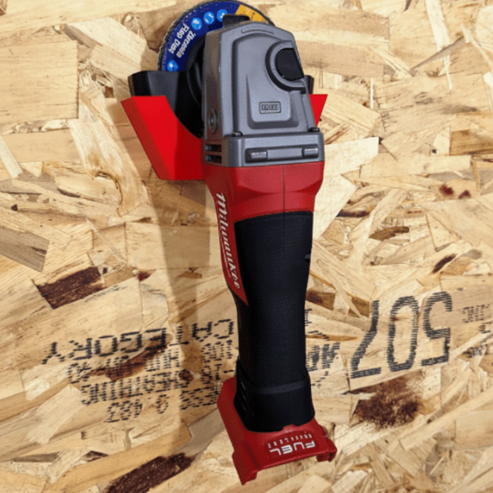 3D Printed Milwaukee M18 Angle Grinder Wall Mount Holder