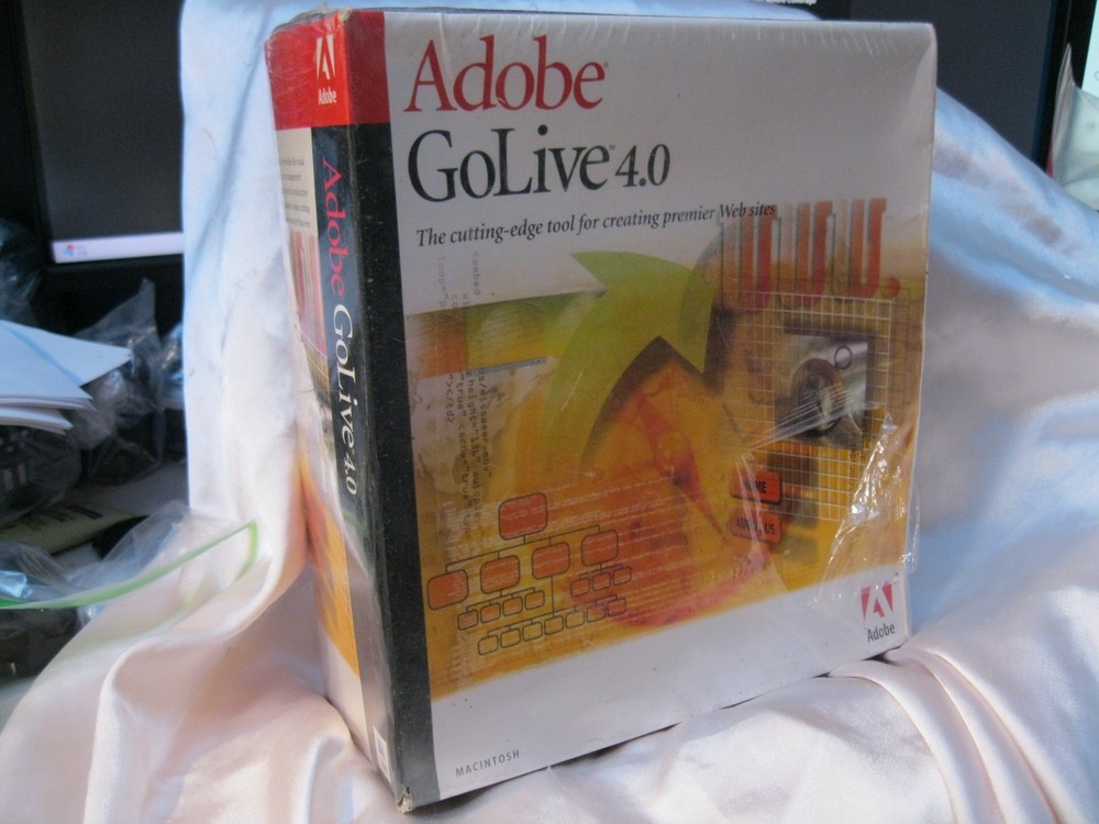 Adobe GoLive 4.0 Number new sealed