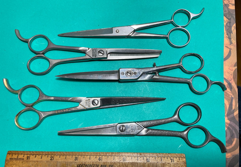 Hair cutting scissors LOT barber Shears thinning shears Assorted