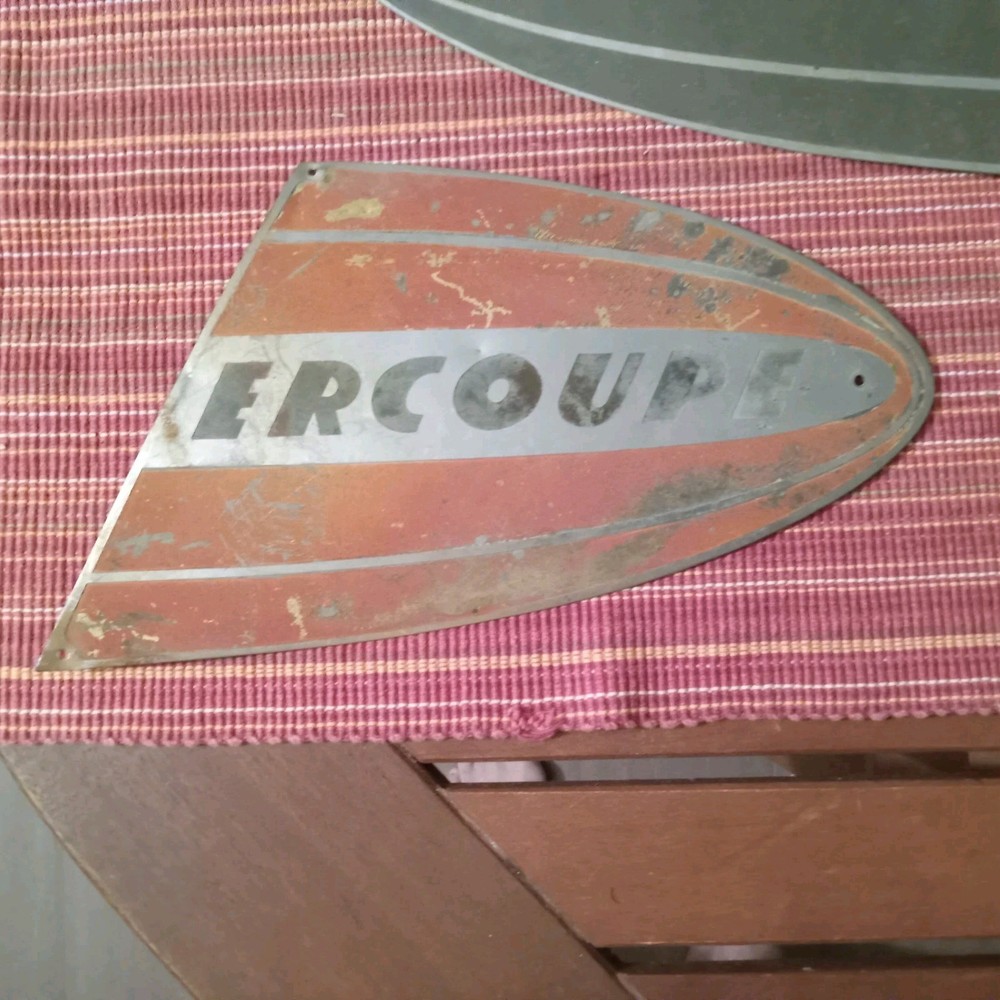 Vintage Ercoupe Aircraft Cowl Badges Original Emblems