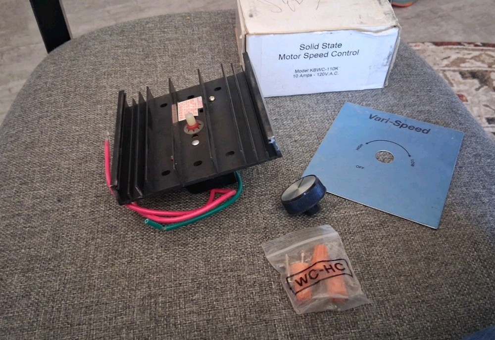 Solid State Motor Speed Control Model KBWC-110K 10 Amp 120 V