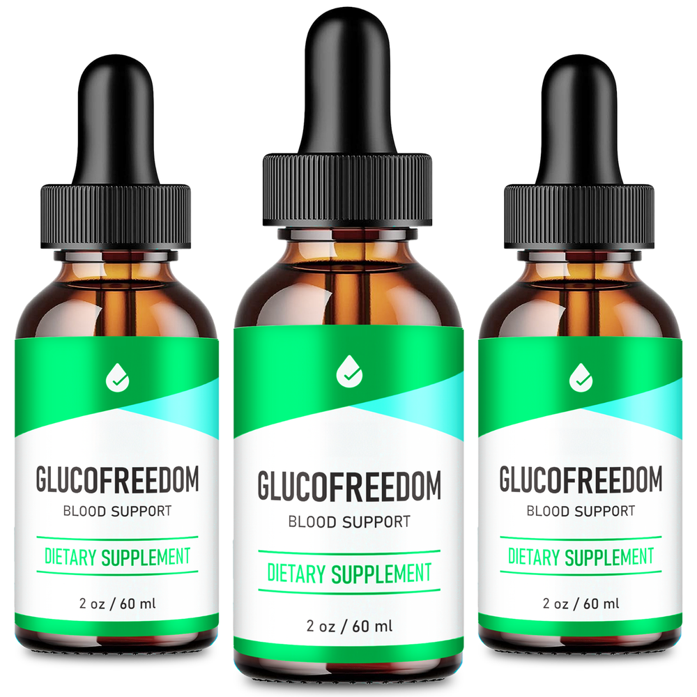 GlucoFreedom Drops - Official Formula (3 Pack)
