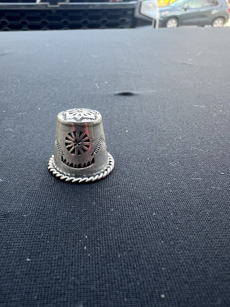 Antique Sterling Navajo Thimble