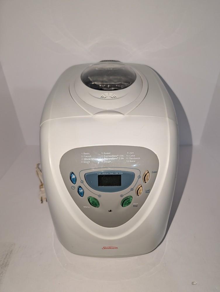 SUNBEAM Programmable Bread Maker Machine Model 5891 Tested Kitchenware